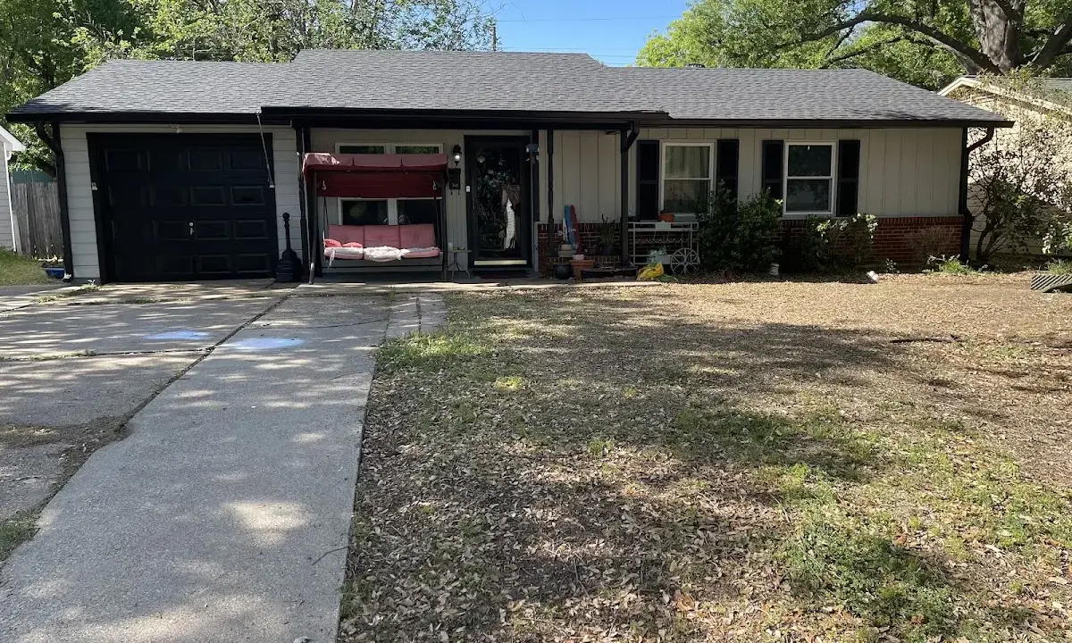 Asphalt Shingle Roof Repair crew at work on a residential roof in Norcross